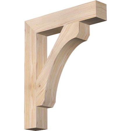 Ekena Millwork Legacy Block Smooth Bracket, Douglas Fir, 3 1/2"W x 20"D x 24"H BKT04X20X24LEC05SDF